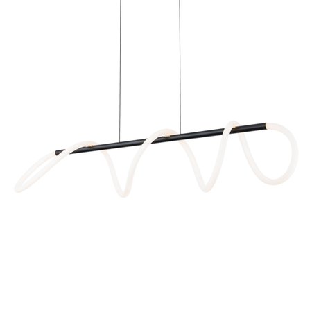 DWELED Tightrope 46in LED Linear Pendant 3000K in Black PD-352